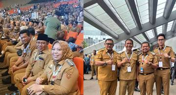 Bupati dan Wakil Bupati Lombok Utara Ikuti RakornasKemendagri2026