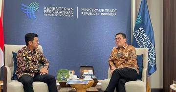 Temui Mendag, Bupati Lobi Rekontruksi Pasar Manggelewa