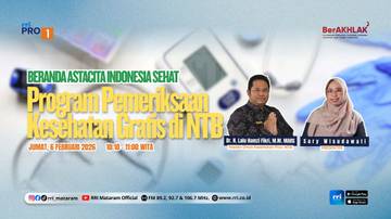 1,4 Juta Warga NTB Manfaatkan Pemeriksaan Kesehatan Gratis