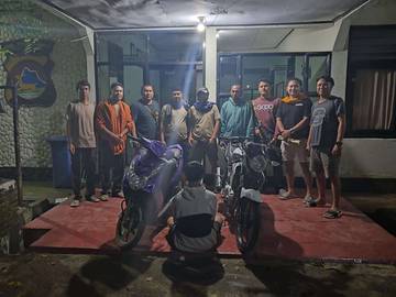 Polsek Bolo Amankan Pencuri Motor