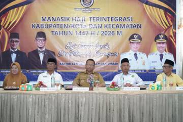 Calomn Jamaah Haji Kota Bima Ikuti Manasik Haji 1447H
