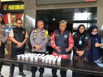 Hasil Tes Urine Personel Polres Bima Kota Negatif