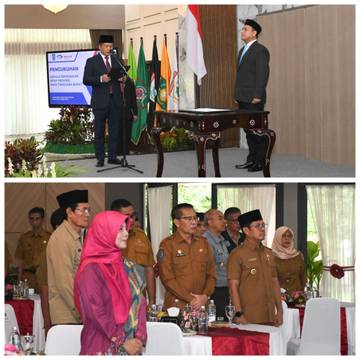 Wabup Lotim Hadiri Pengukuhan Kepala BPKP NTB  Baru