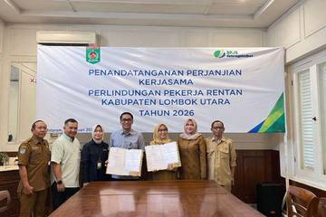 BPJS Ketenagakerjaan NTB Lindungi 24 Ribu Pekerja Rentan di KLU