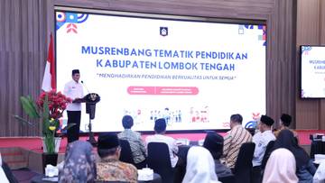 Wabup Loteng Tekankan Solusi Konkret di Musrenbang Tematik Pendidikan