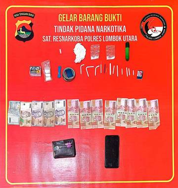 Satresnarkoba Polres Lombok Utara Bongkar Jaringan Sabu di Bayan