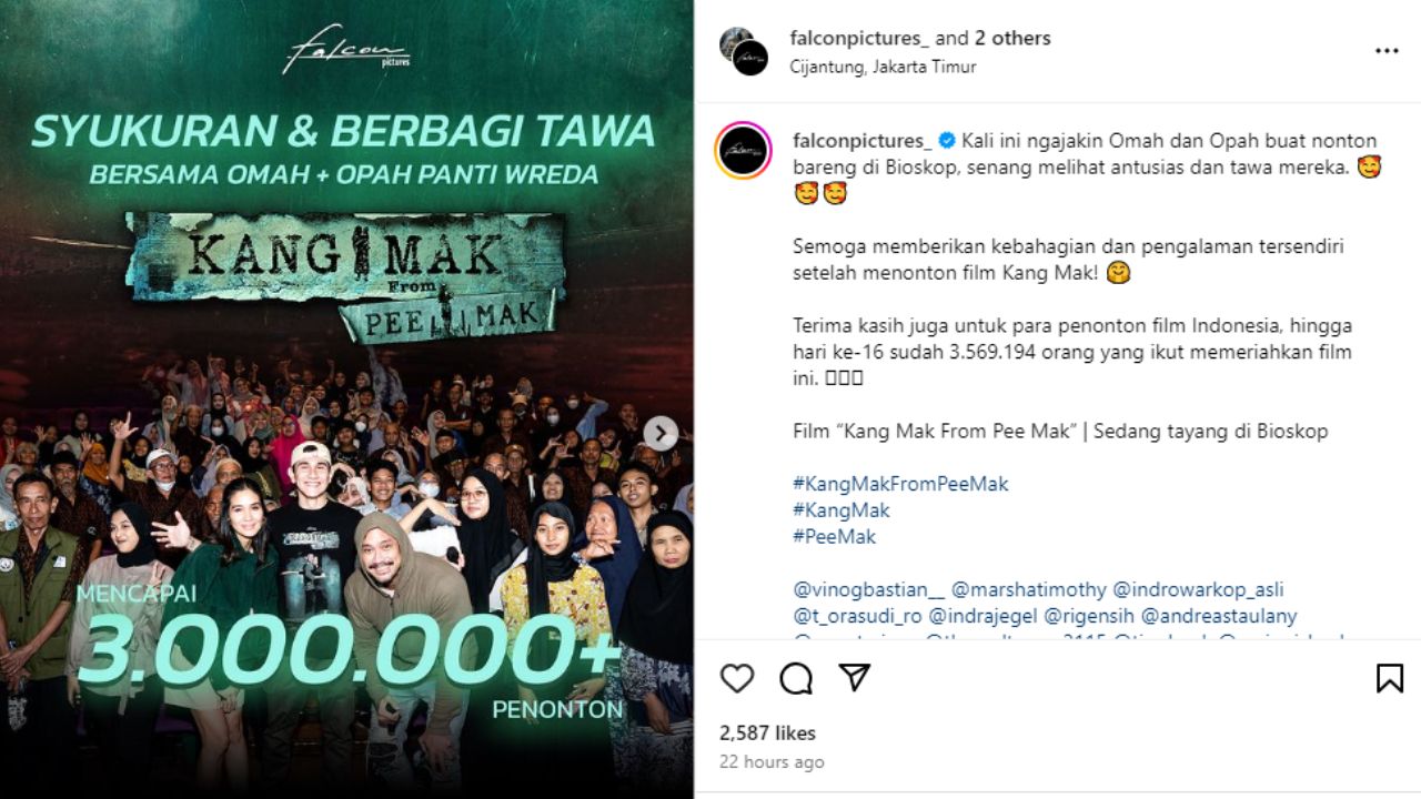 Film Kang Mak Sukses Cetak Box Office