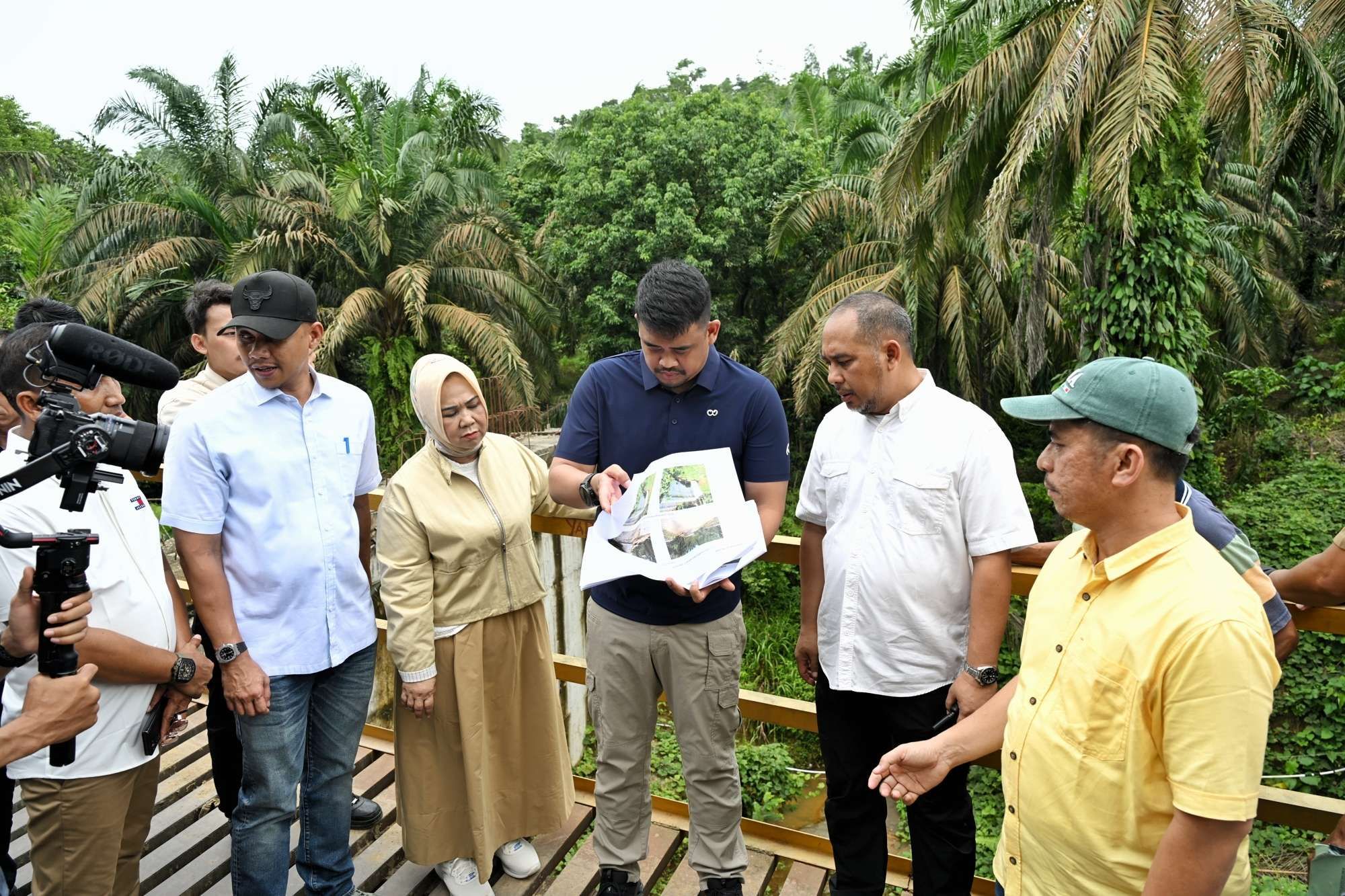 Tujuh Jembatan Penghubung Destinasi Wisata Langkat Dibangun Kembali 