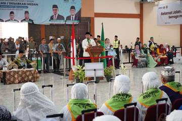 Jemaah Haji Kloter 23 Tiba di Tanah Air