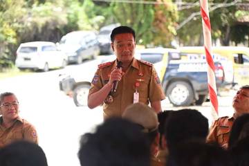 Bupati Hadiri Syukuran Kades Humbahas