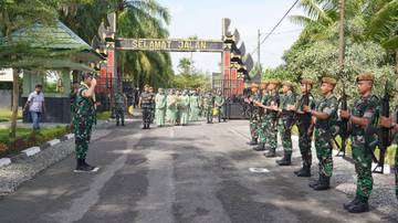 Pangdam I/BB Kunjungan Kerja ke Yon Arhanud 11/WBY