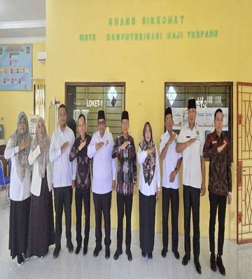 Kunjungan Perdana Kakanwil Kemenhaj di Kemenag Kabupaten Langkat