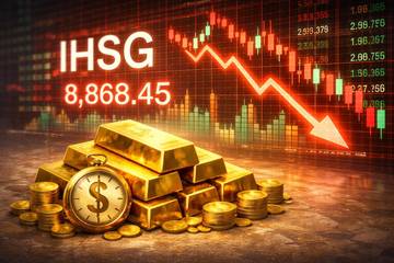 Ketidakpastian The Fed dan Geopolitik Dorong Emas Meroket