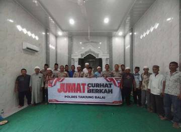 Polres Tanjungbalai Serap Aspirasi Warga Melalui Jumat Curhat