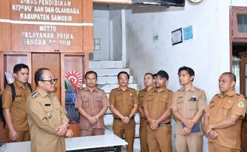 Wabup Samosir Gelar Sidak OPD