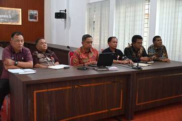 Pemkab Humbahas Koordinasi Penanganan Pascabencana Bersama Ombudsman