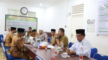 Kemenag Asahan dan Baznas Bahas Penetapan Zakat Fitrah 
