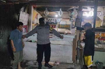 Polsek TBS ke Poskamling Berikan Pesan Kamtibmas