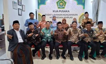 Dirjen Bimas Islam Kunjungi KUA Terdampak Bencana