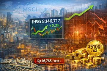 IHSG Menguat, Emas Dunia Dekati Level Psikologis Baru