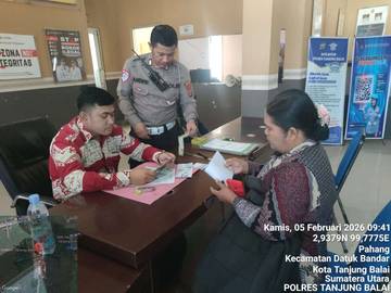 Satlantas Polres Tanjungbalai Hadirkan Program "Polisi Menyapa"