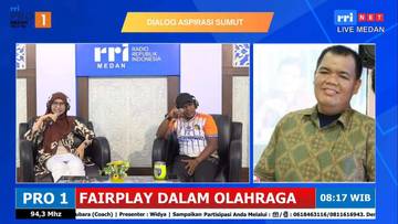 RRI Medan Mengulas Sportivitas Dalam Dunia Olahraga