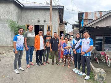 Ketua NPCI Sumut Jemput Atlet Disabilitas Berprestasi Tanjungbalai