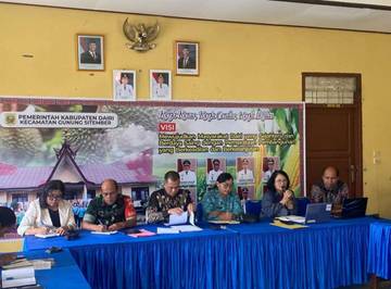 Babinsa Hadiri Musrenbang RKPD 2027 Kecamatan Gunung Sitember
