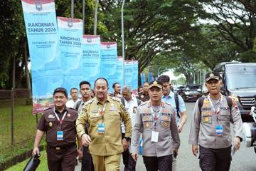Bupati Batu Bara Hadiri Rakornas 2026