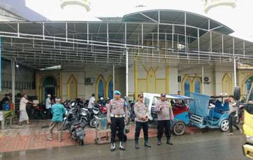 Polres Tanjungbalai Siagakan Personel di Masjid