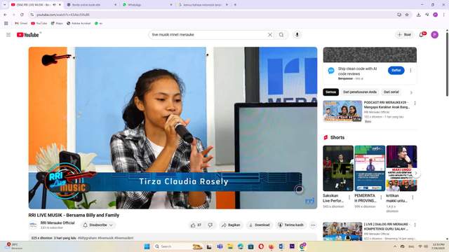 Tirza : Musik Jadi Bagian dari Hidupku