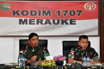 Kodim Merauke Gelar Rakor Makan Bergizi 