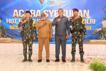 Wagub Paskalis Hadiri HUT Korps Brimob Polri ke-80