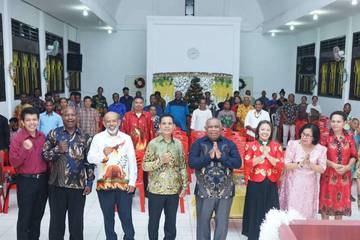 Pemprov Papsel Ajak Warga Merauke Ciptakan Damai Natal 