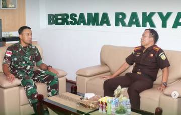 Kajari Merauke Perkuat Sinergi Bersama Kodim 1707