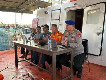 Polairud: Pencarian KM Bintang Laut Bersinergi