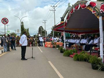 Pawai Budaya HUT Kota Merauke ke-124