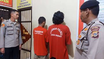 Polres Aceh Barat Amankan Pencuri Mesin Hand Tractor