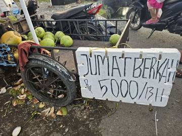 Kiat Bisnis Kelapa Muda Pak Malik