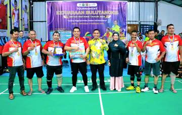 ​PB Metro, Juara-1 Turnamen Bulutangkis Antar Instansi 2025