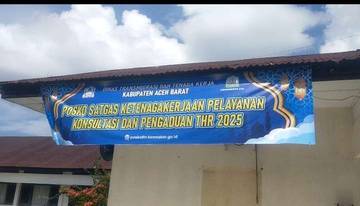 Distransnaker Aceh Barat Buka Konsultasi dan Pengaduan THR