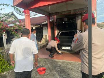 Mobil Ketua YLBH-KI Aceh Barat Diduga Dibakar OTK