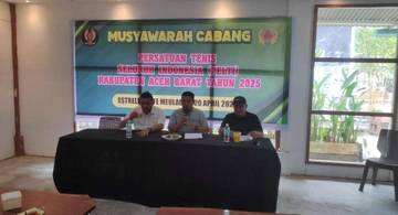 Fajar Mulia Terpilih Aklamasi Pimpin Pelti Aceh Barat