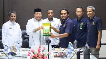 Kemenkeu Satu Meulaboh Audiensi dengan Pemkab Nagan Raya