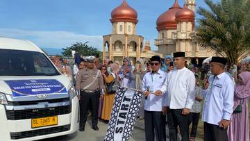 Pemkab Aceh Barat Berangkatkan 175 Jemaah Calon Haji 