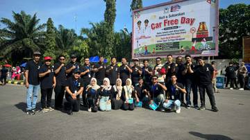 Pelaku UMKM Apresiasi HIPMI pada Acara Car Free Day