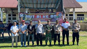  Turnamen Sepak Bola Tingkat Kecamatan Semarakkan HUT RI 