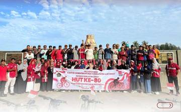 Keluarga Besar Kankemenag Aceh Barat Gelar Gowes