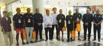 Nelayan Aceh dari Thailand telah tiba di  Kualanamu
