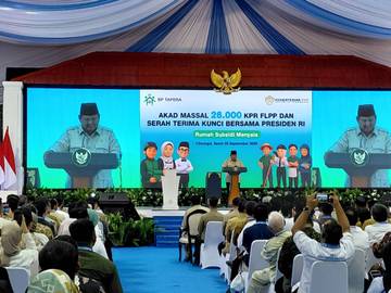 Presiden Hadiri Akad Massal 26 Ribu Rumah Bersubsidi